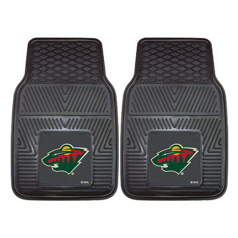 Minnesota Wild NHL Heavy Duty 2-Piece Vinyl Car Mats (18x27)