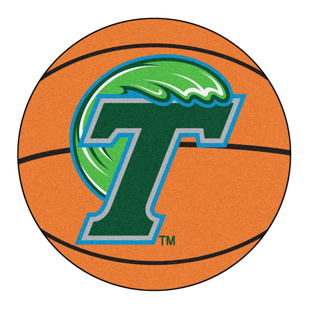 Tulane Green Wave NCAA Basketball Round Floor Mat (29)