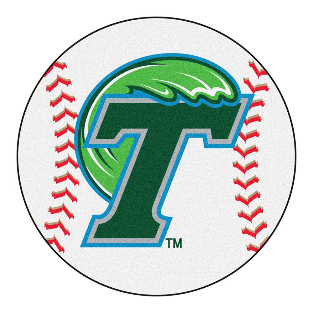 Tulane Green Wave NCAA Baseball Round Floor Mat (29)