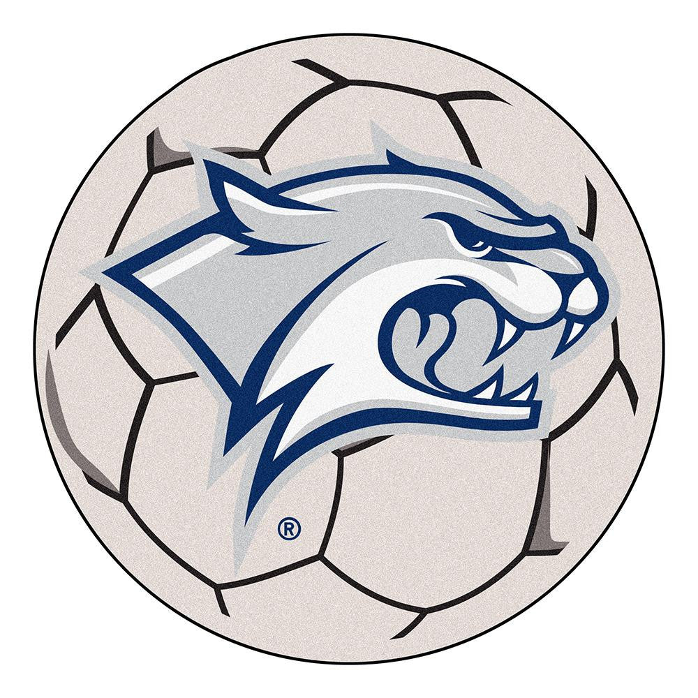 New Hampshire Wildcats NCAA Soccer Ball Round Floor Mat (29)