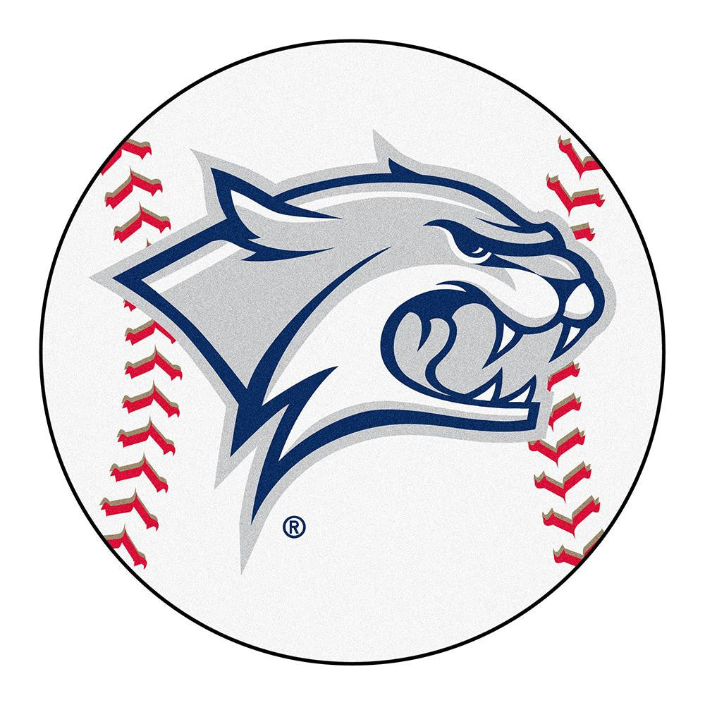 New Hampshire Wildcats NCAA Baseball Round Floor Mat (29)