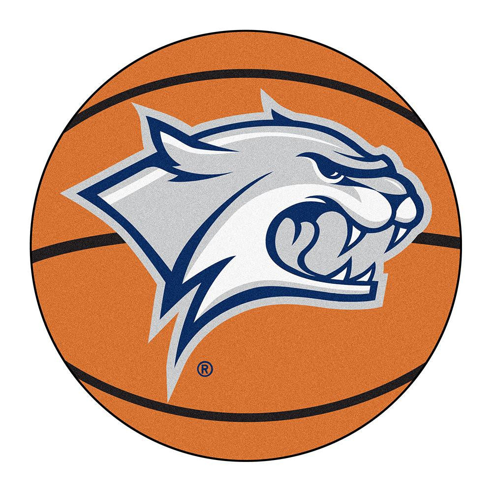 New Hampshire Wildcats NCAA Basketball Round Floor Mat (29)