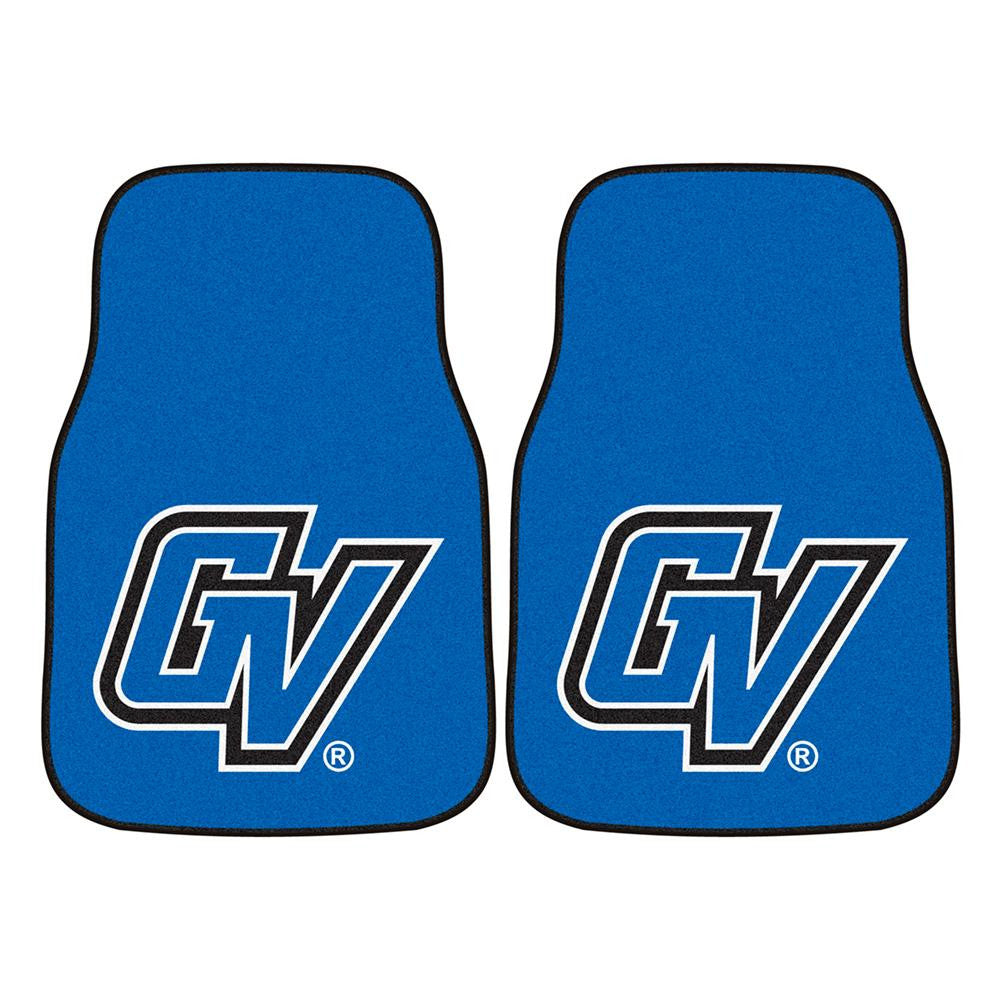 Grand Valley State Lakers NCAA 2-Piece Printed Carpet Car Mats (18x27)