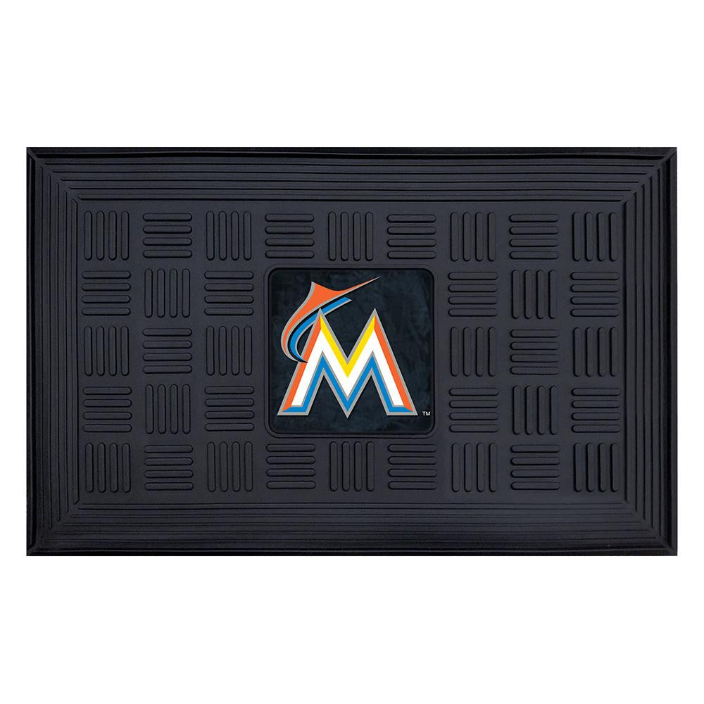 Miami Marlins MLB Vinyl Doormat (19x30)