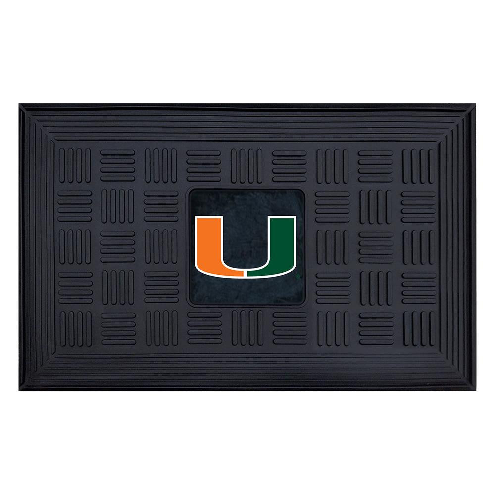 Miami Hurricanes NCAA Vinyl Doormat (19x30)