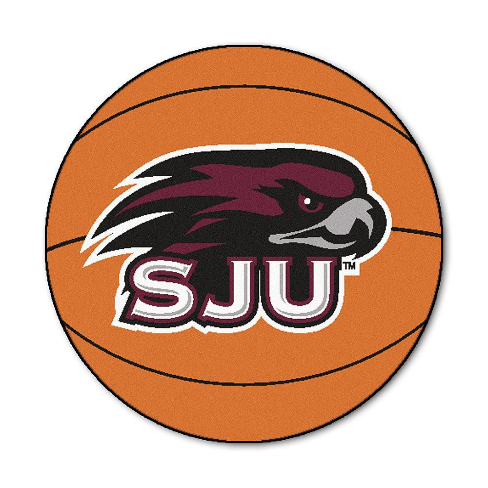 Saint Joseph's Hawks NCAA Basketball Round Floor Mat (29)
