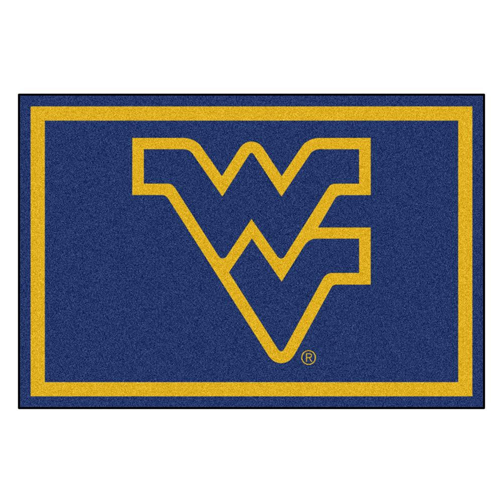 West Virginia Mountaineers NCAA Floor Rug (5x8')