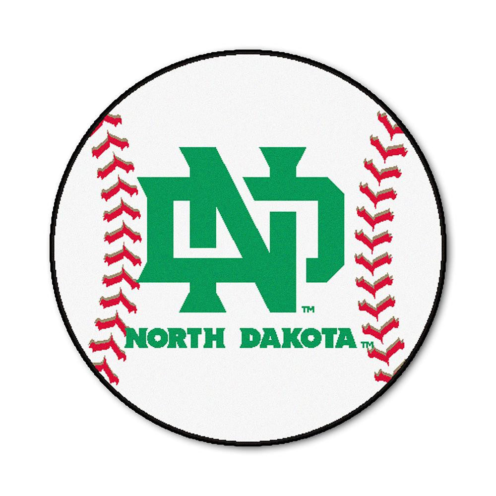 North Dakota Fighting Sioux NCAA Baseball Round Floor Mat (29)