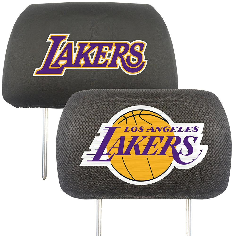 Los Angeles Lakers NBA Polyester Head Rest Cover (2 Pack)