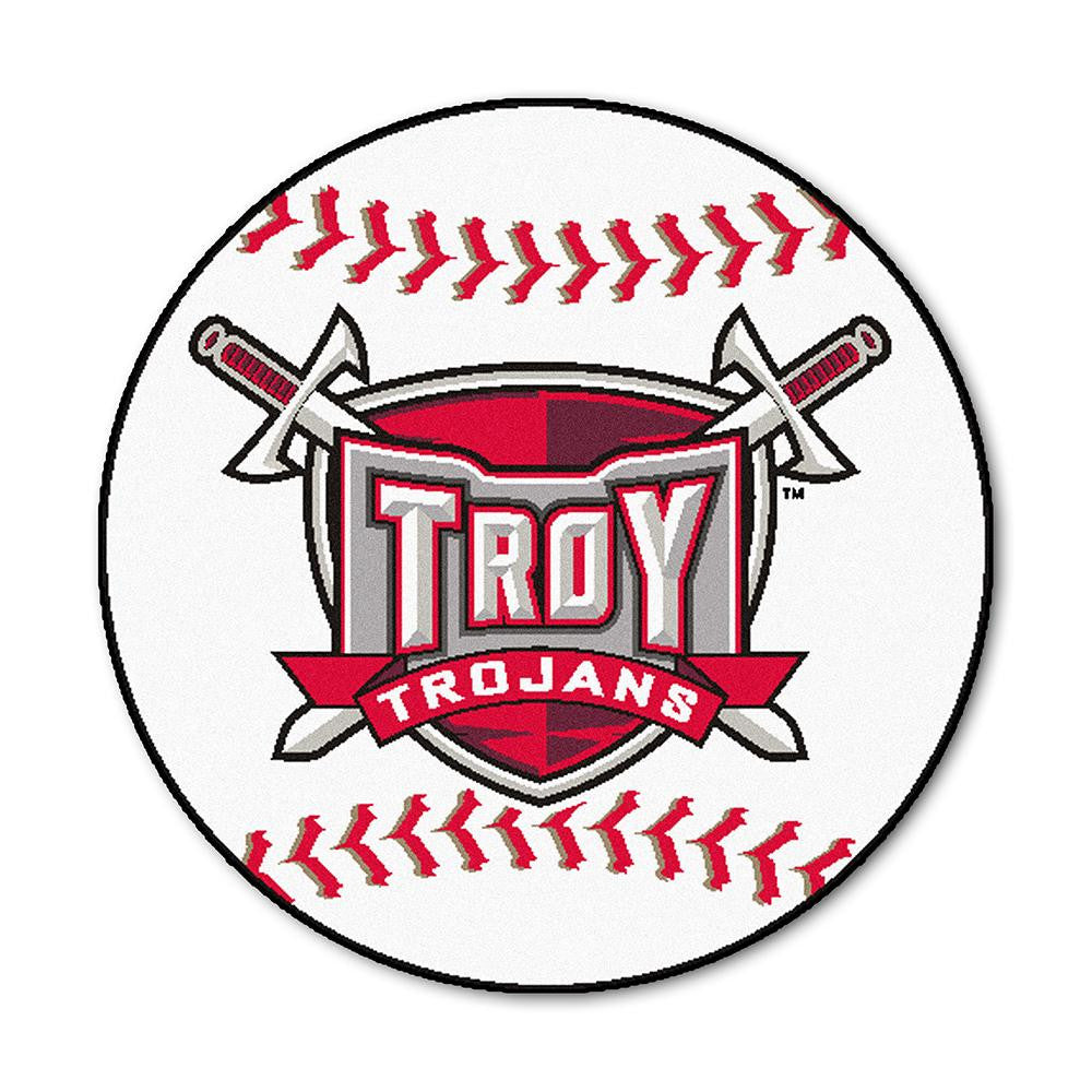 Troy State Trojans NCAA Baseball Round Floor Mat (29)