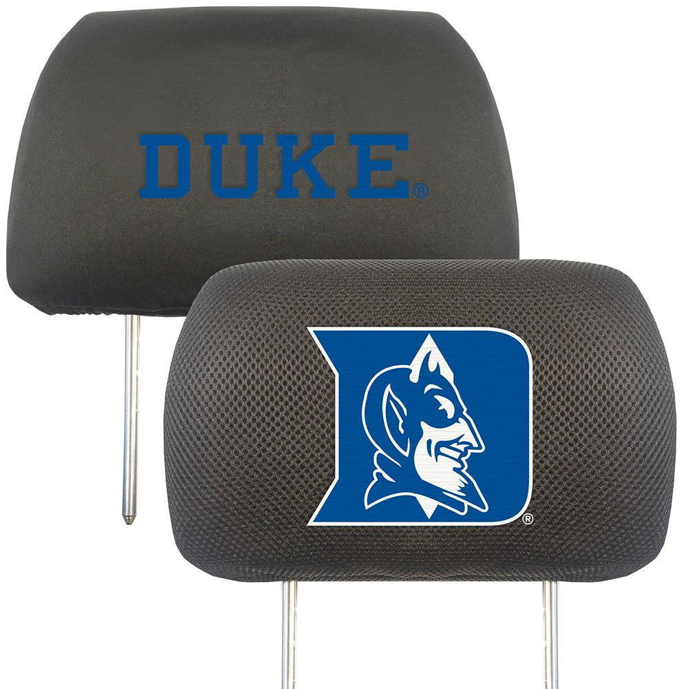 Duke Blue Devils NCAA Polyester Head Rest Cover (2 Pack)