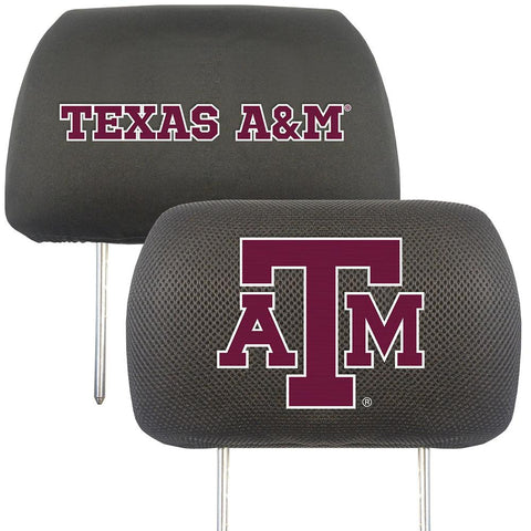Texas A&M Aggies NCAA Polyester Head Rest Cover (2 Pack)