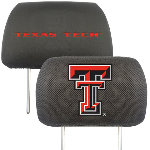 Texas Tech Red Raiders NCAA Polyester Head Rest Cover (2 Pack)