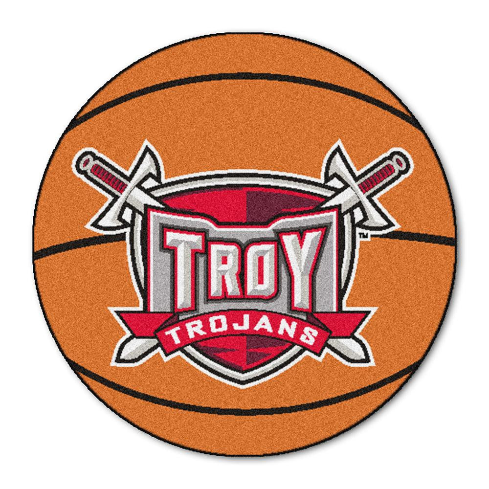 Troy State Trojans NCAA Basketball Round Floor Mat (29)