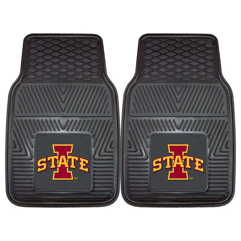 Iowa State Cyclones NCAA Heavy Duty 2-Piece Vinyl Car Mats (18x27)