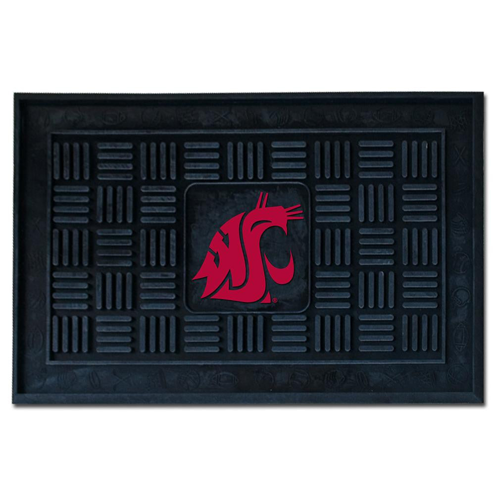 Washington State Cougars NCAA Vinyl Doormat (19x30)