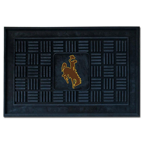 Wyoming Cowboys NCAA Vinyl Doormat (19x30)