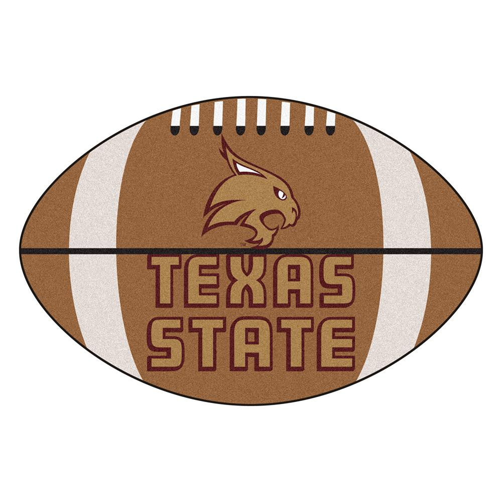 Texas State Bobcats NCAA Football Floor Mat (22x35)