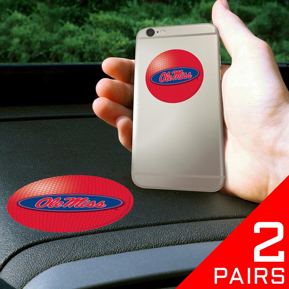 Mississippi Rebels NCAA Get a Grip Cell Phone Grip Accessory (2 Piece Set)