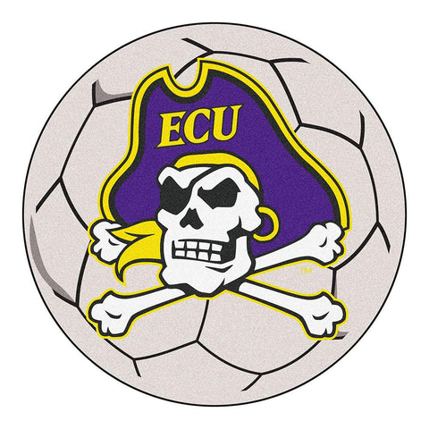 East Carolina Pirates NCAA Soccer Ball Round Floor Mat (29)