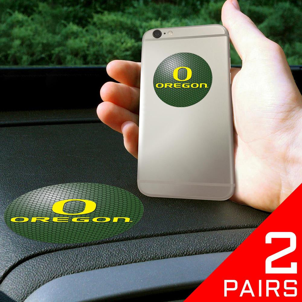 Oregon Ducks NCAA Get a Grip Cell Phone Grip Accessory (2 Piece Set)