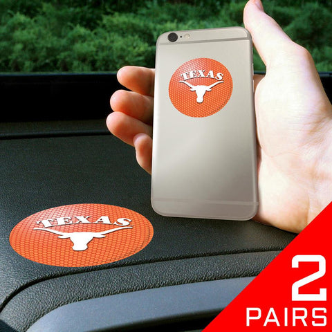 Texas Longhorns NCAA Get a Grip Cell Phone Grip Accessory (2 Piece Set)