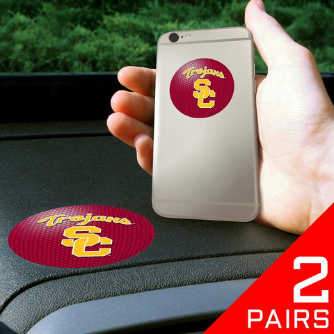 USC Trojans NCAA Get a Grip Cell Phone Grip Accessory (2 Piece Set)