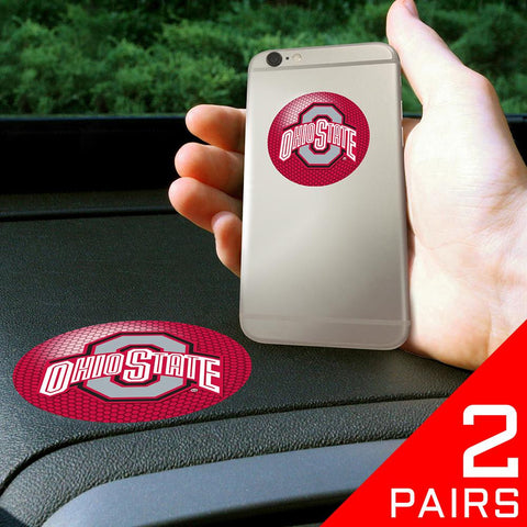 Ohio State Buckeyes NCAA Get a Grip Cell Phone Grip Accessory (2 Piece Set)