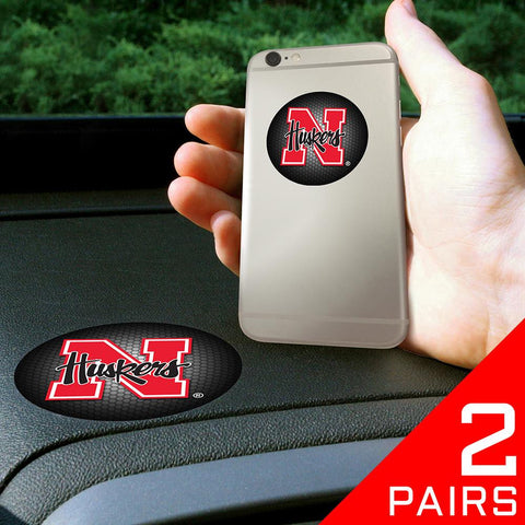 Nebraska Cornhuskers NCAA Get a Grip Cell Phone Grip Accessory (2 Piece Set)