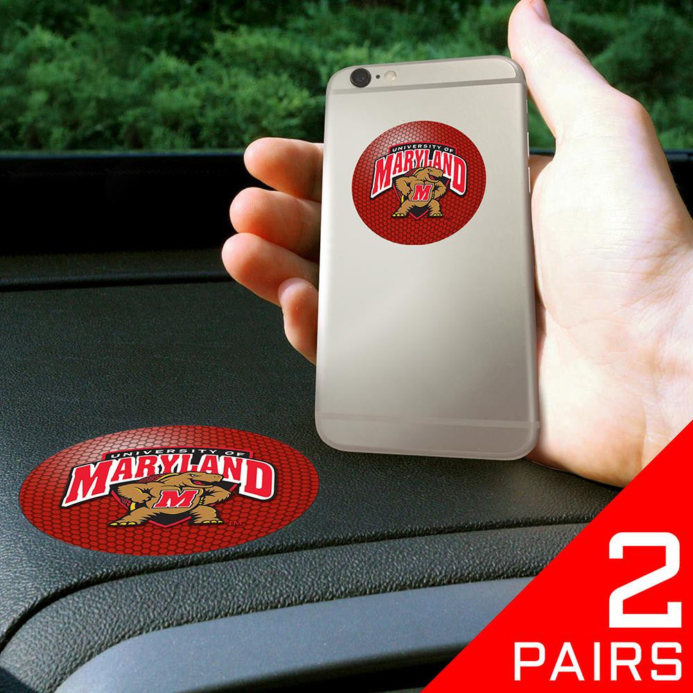 Maryland Terps NCAA Get a Grip Cell Phone Grip Accessory (2 Piece Set)
