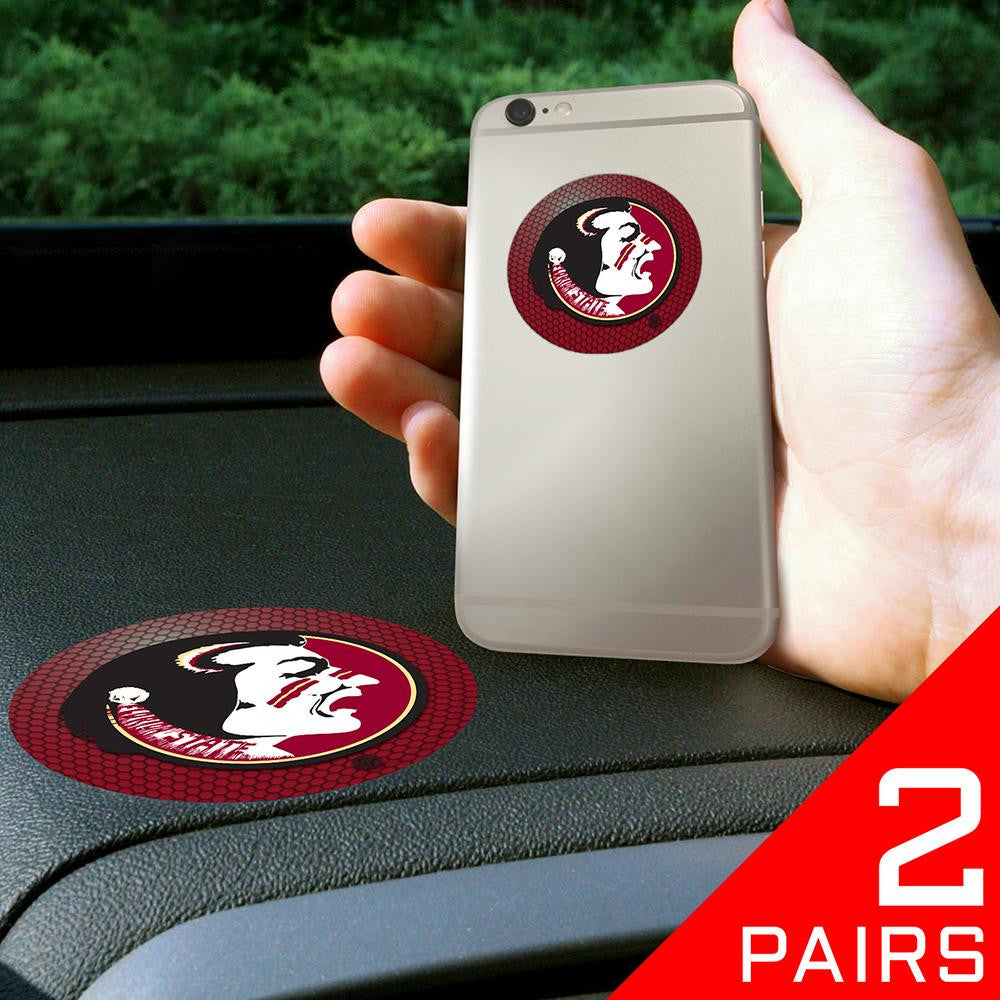 Florida State Seminoles NCAA Get a Grip Cell Phone Grip Accessory (2 Piece Set)