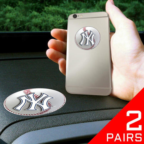 New York Yankees MLB Get a Grip Cell Phone Grip Accessory (2 Piece Set)