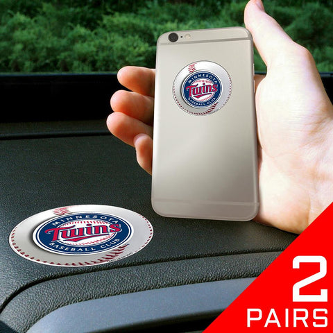 Minnesota Twins MLB Get a Grip Cell Phone Grip Accessory (2 Piece Set)