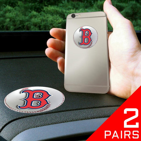Boston Red Sox MLB Get a Grip Cell Phone Grip Accessory (2 Piece Set)