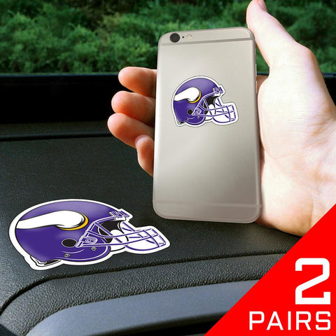 Minnesota Vikings NFL Get a Grip Cell Phone Grip Accessory (2 Piece Set)