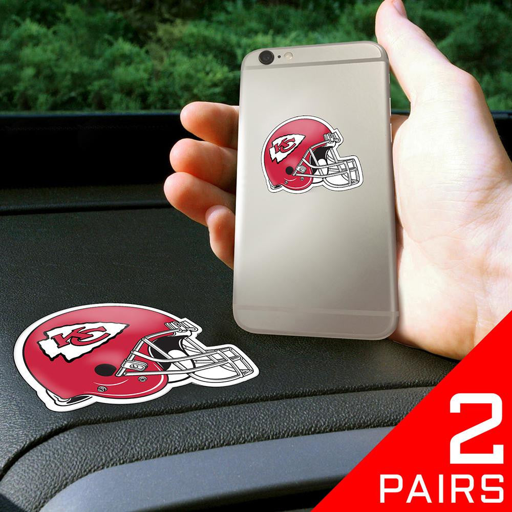 Kansas City Chiefs NFL Get a Grip Cell Phone Grip Accessory (2 Piece Set)