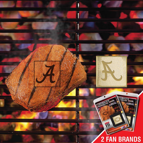 Alabama Crimson Tide NCAA Fan Brands Grill Logo(2 Pack)