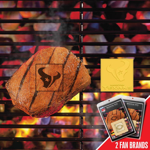 Houston Texans NFL Fan Brands Grill Logo(2 Pack)
