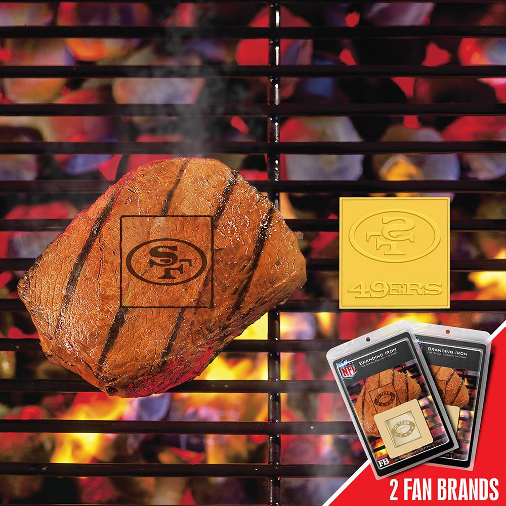 San Francisco 49ers NFL Fan Brands Grill Logo(2 Pack)