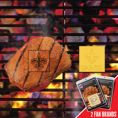 New Orleans Saints NFL Fan Brands Grill Logo(2 Pack)