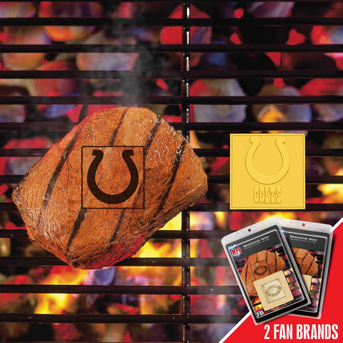 Indianapolis Colts NFL Fan Brands Grill Logo(2 Pack)