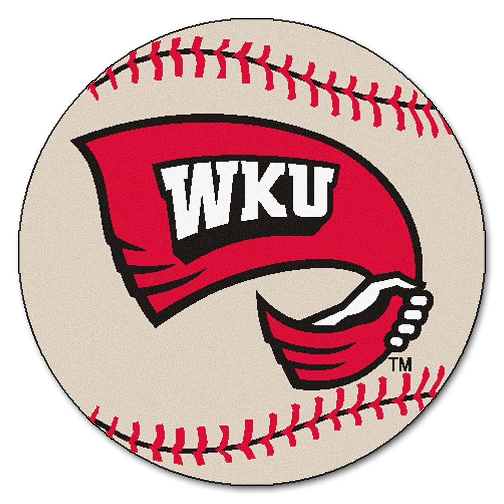 Western Kentucky Hilltoppers NCAA Baseball Round Floor Mat (29)