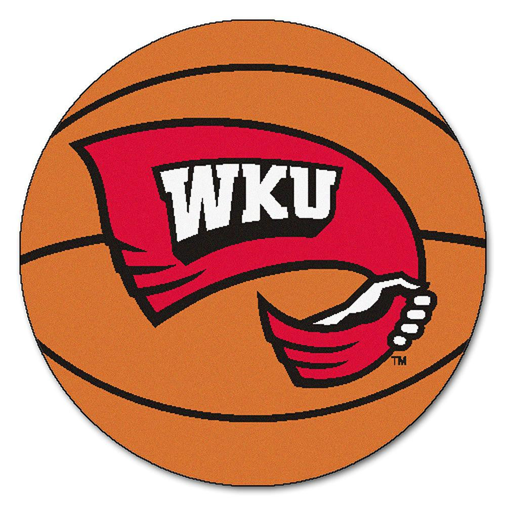Western Kentucky Hilltoppers NCAA Basketball Round Floor Mat (29)