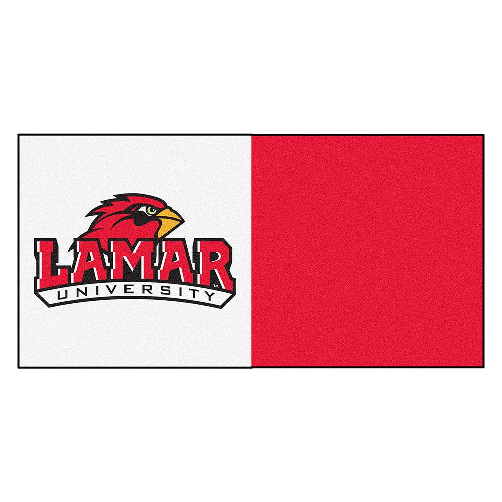 Lamar Cardinals NCAA Team Logo Carpet Tiles