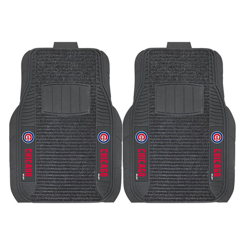 Chicago Cubs MLB Deluxe 2-Piece Vinyl Car Mats (20x27)