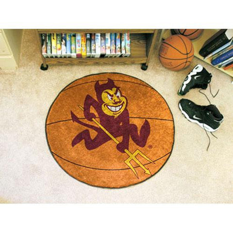 Arizona State Sun Devils NCAA Basketball Round Floor Mat (29)