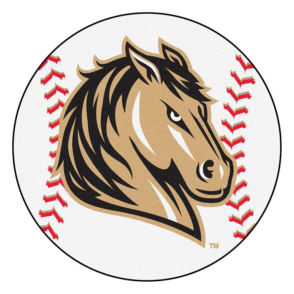 Southwest Minnesota State Mustangs NCAA Baseball Round Floor Mat (29)