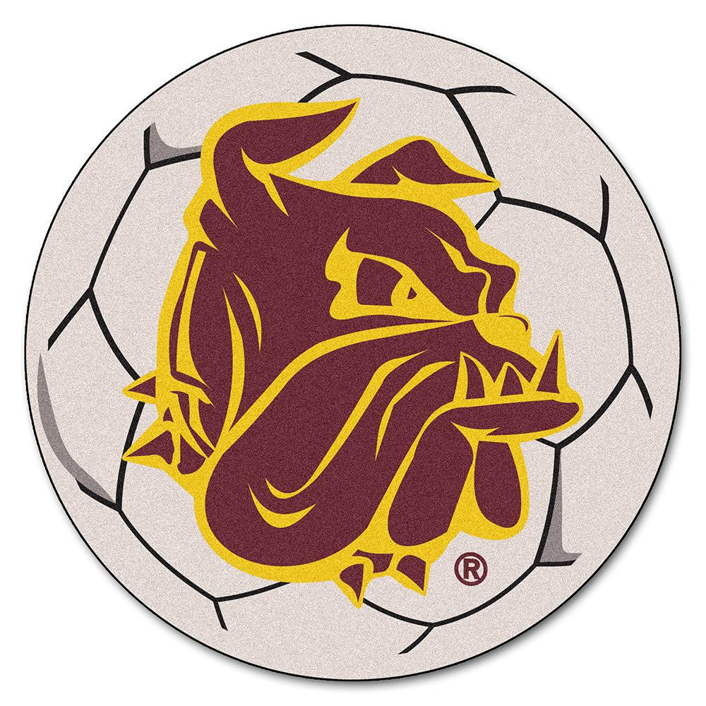 Minnesota Duluth Bulldogs NCAA Soccer Ball Round Floor Mat (29)