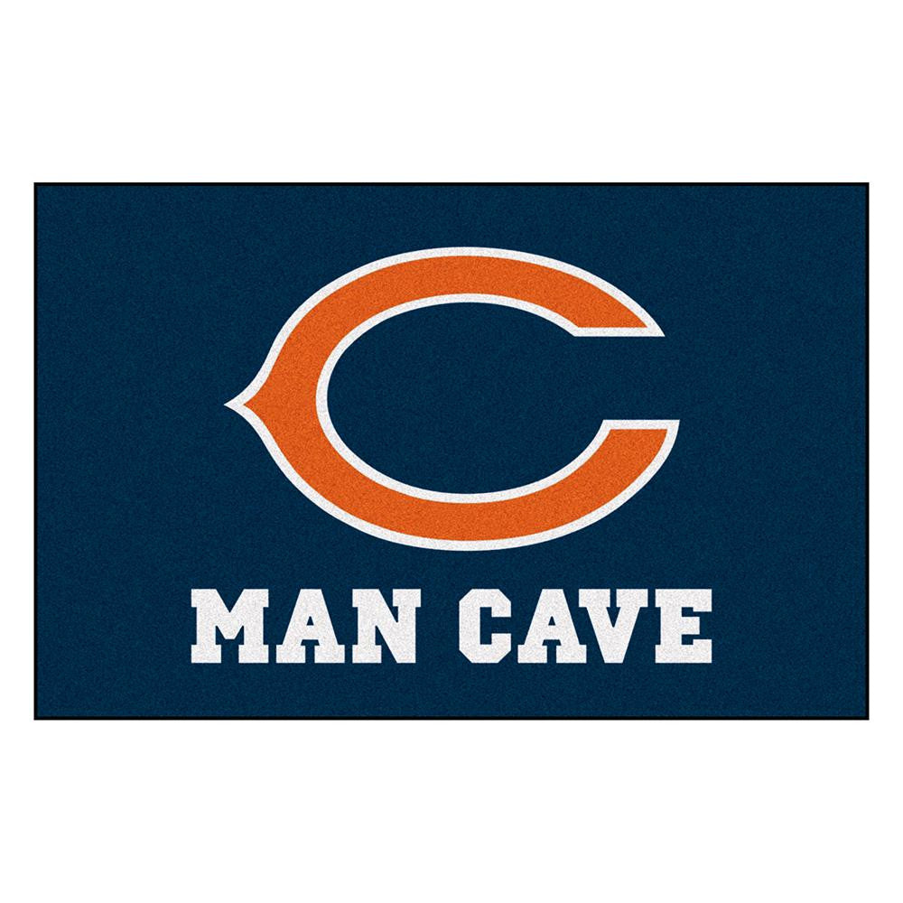 Chicago Bears NFL Man Cave Starter Floor Mat (20in x 30in)