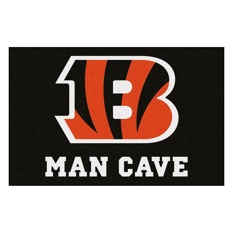 Cincinnati Bengals NFL Man Cave Starter Floor Mat (20in x 30in)